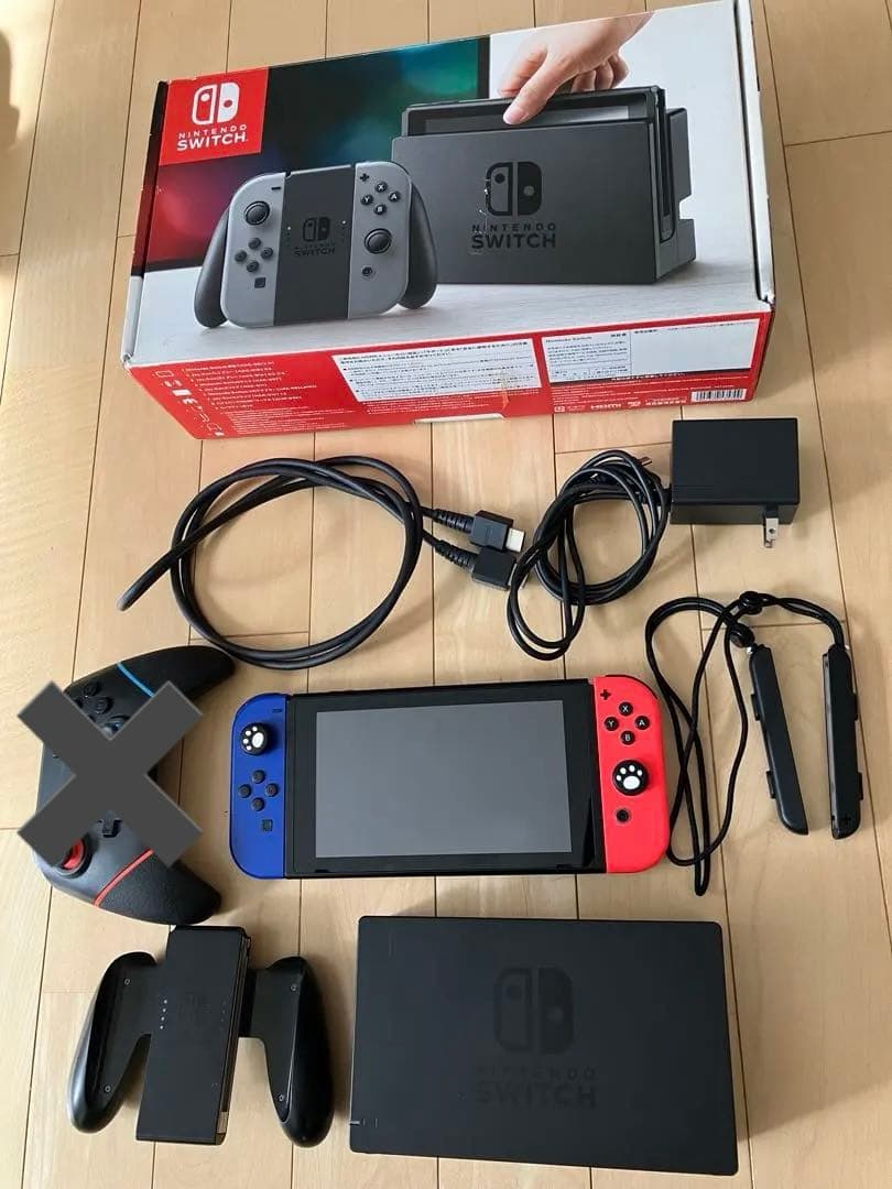 Nintendo Switch 赤/青 本体 充実の付属品