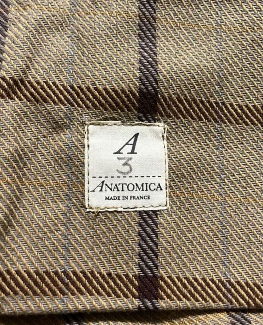 ア*リ様 アナトミカ　1839 チェック柄　デッドストック　サイズ3 フランス製