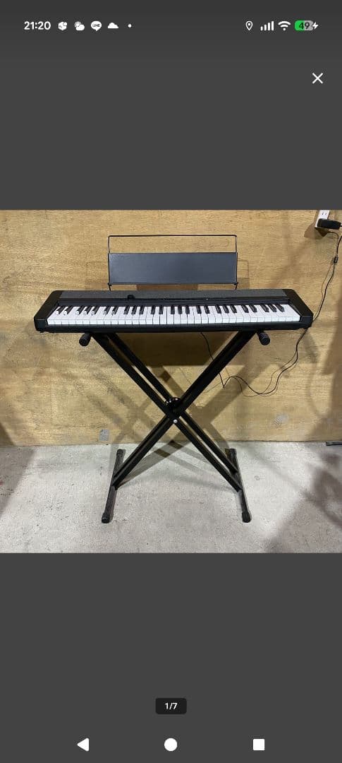 CASIO CT-S1 電子ピアノ+スタンド