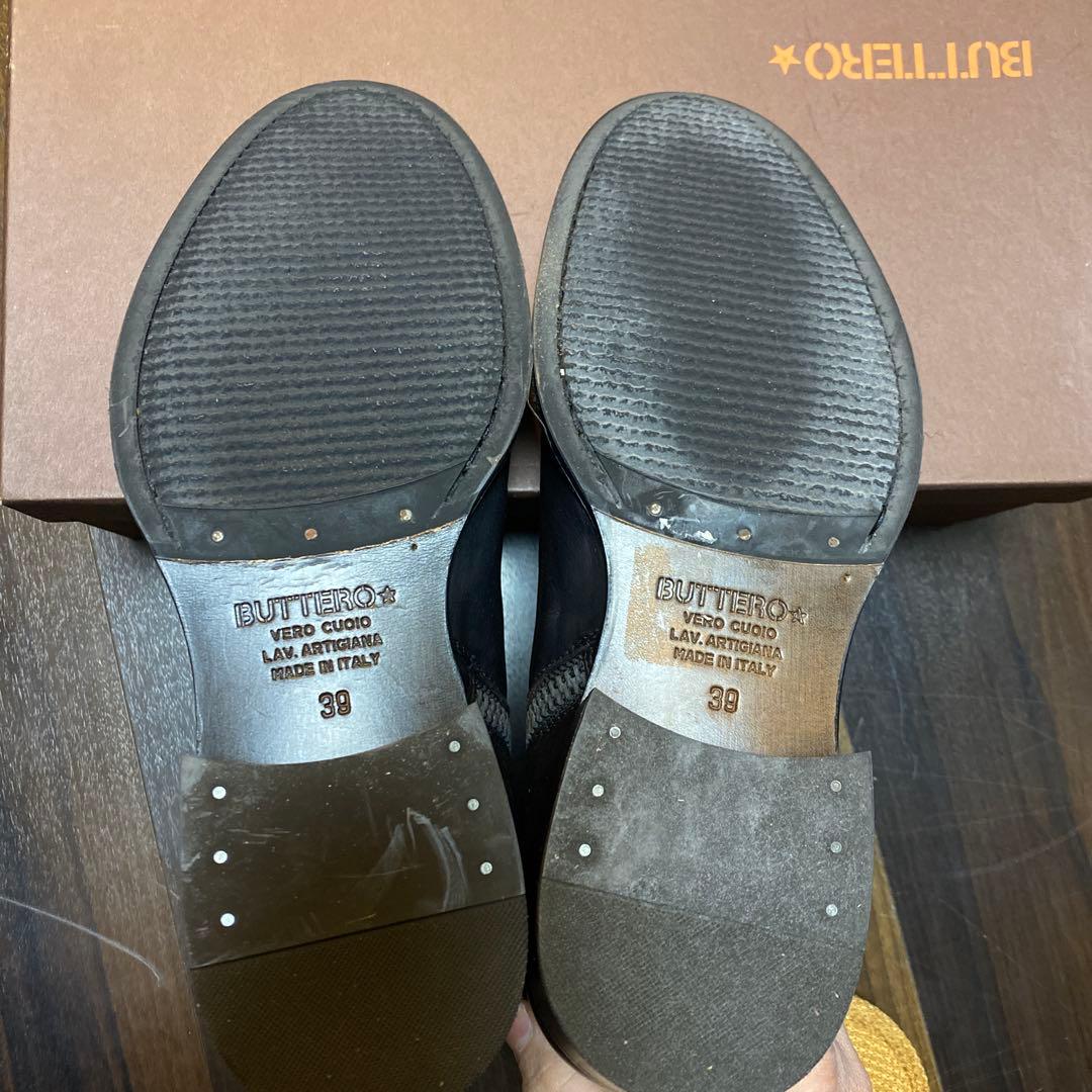 BUTTERO ジッパータイプブーツ　39サイズ