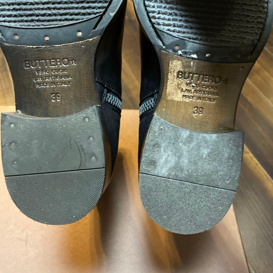 BUTTERO ジッパータイプブーツ　39サイズ