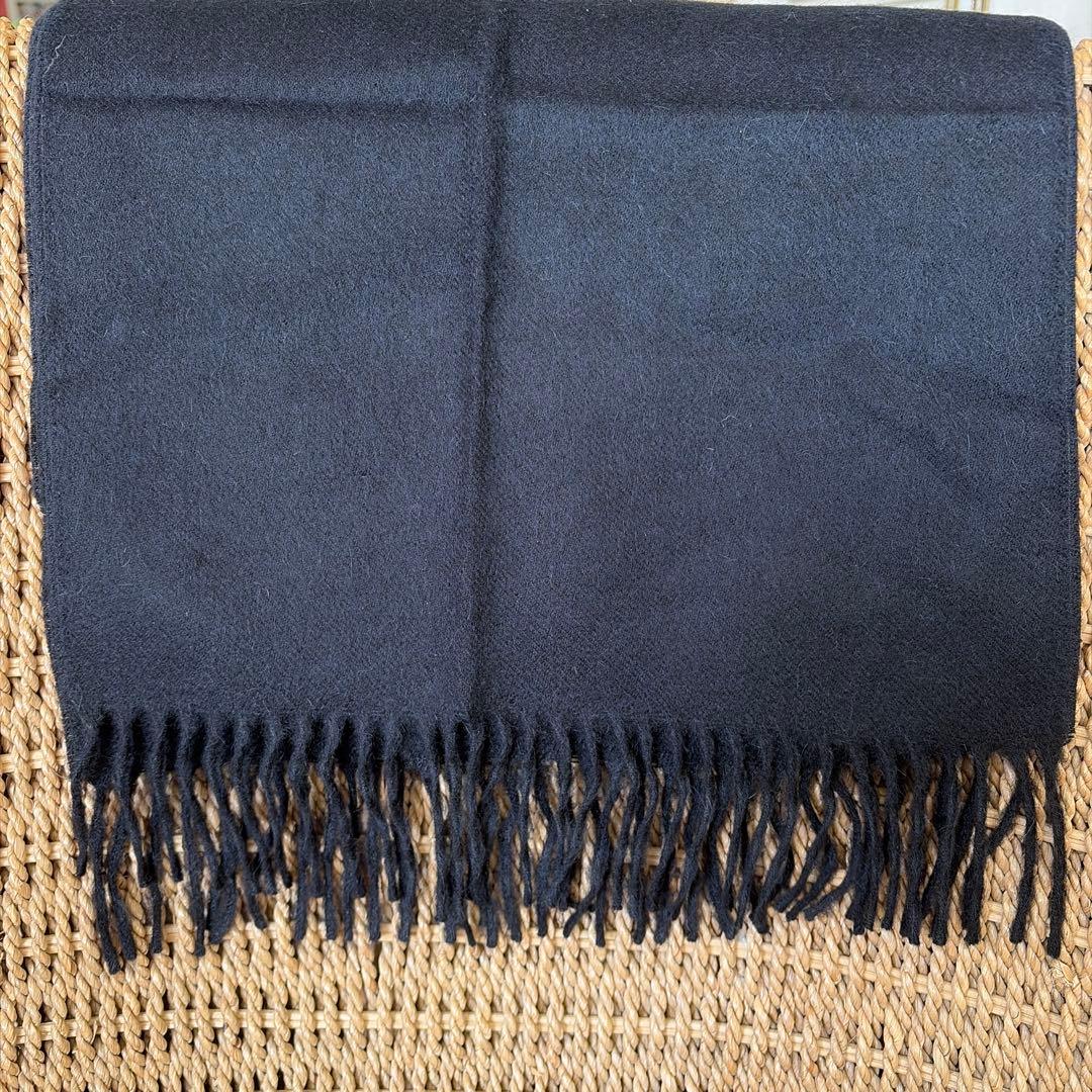 THE INOUVE BROTHERS ベビーアルパカ マフラー ブラック