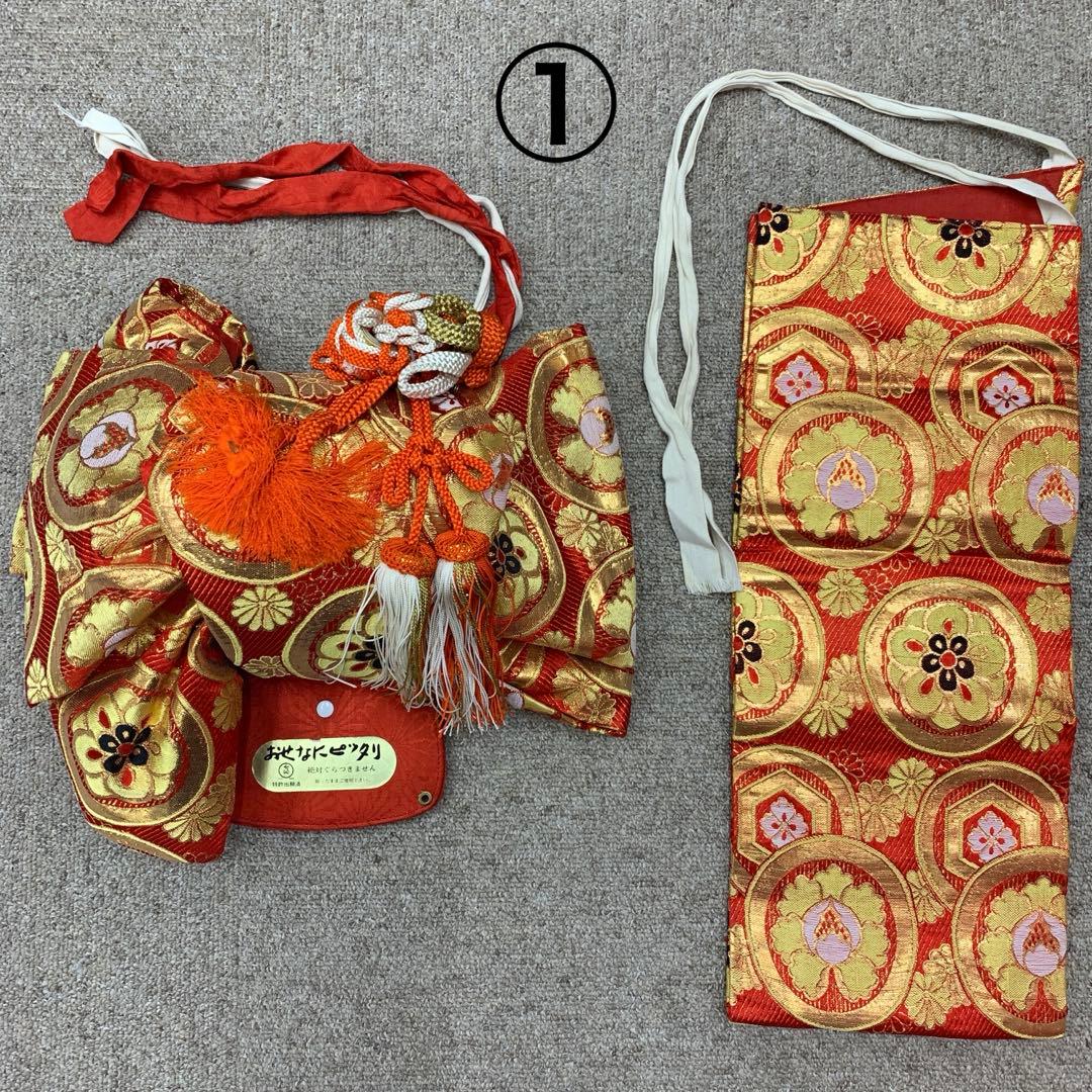 409ag75着物のみ■七五三 7歳 アンティーク着物■