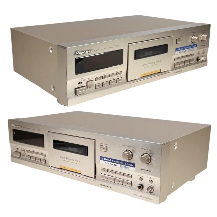 優良美品・録音動作確認済◆パイオニア 3ヘッドシングルカセットデッキ T-D7
