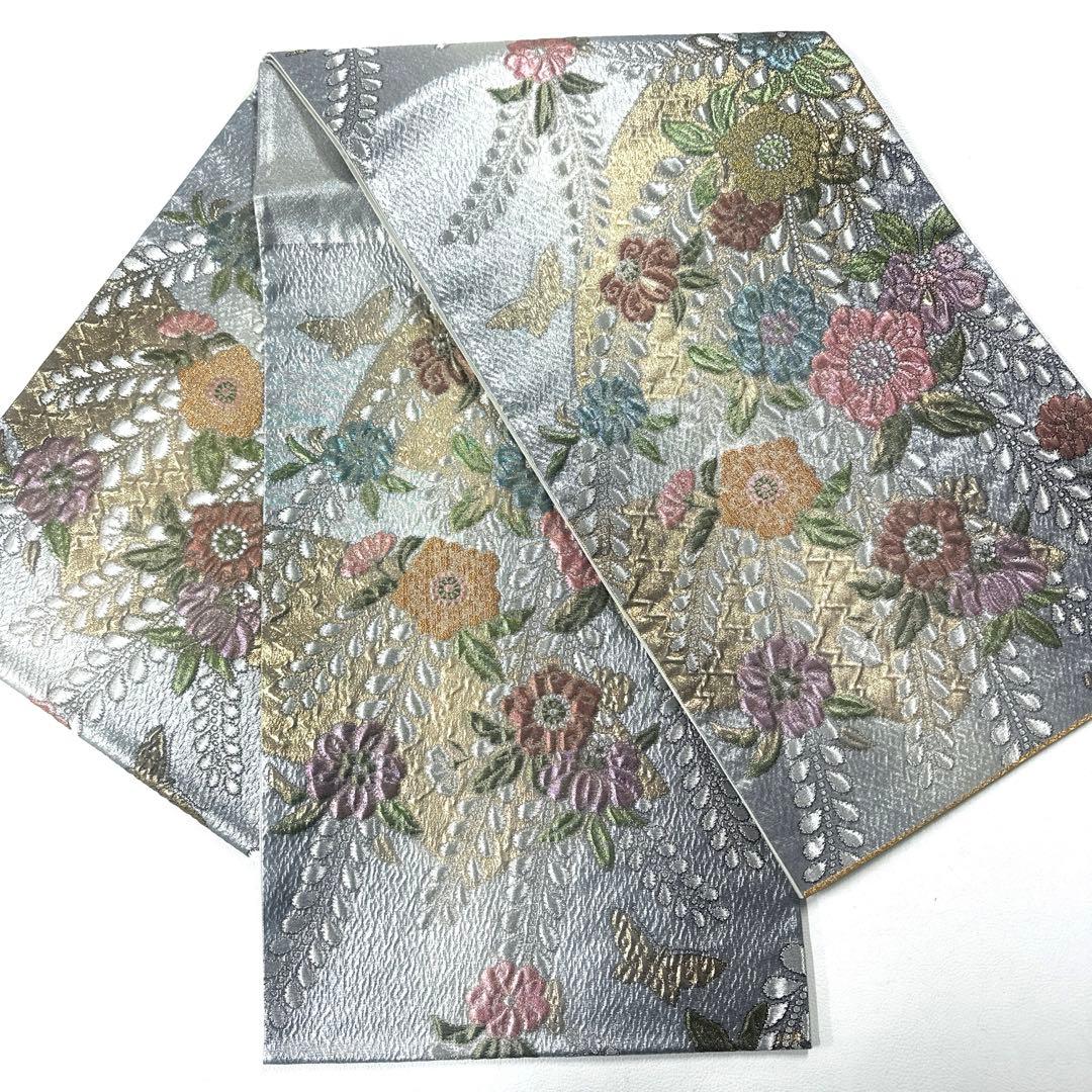 専用帯6352 6346 6348 三点セット●高級 正絹 六通 袋帯 辻ヶ花