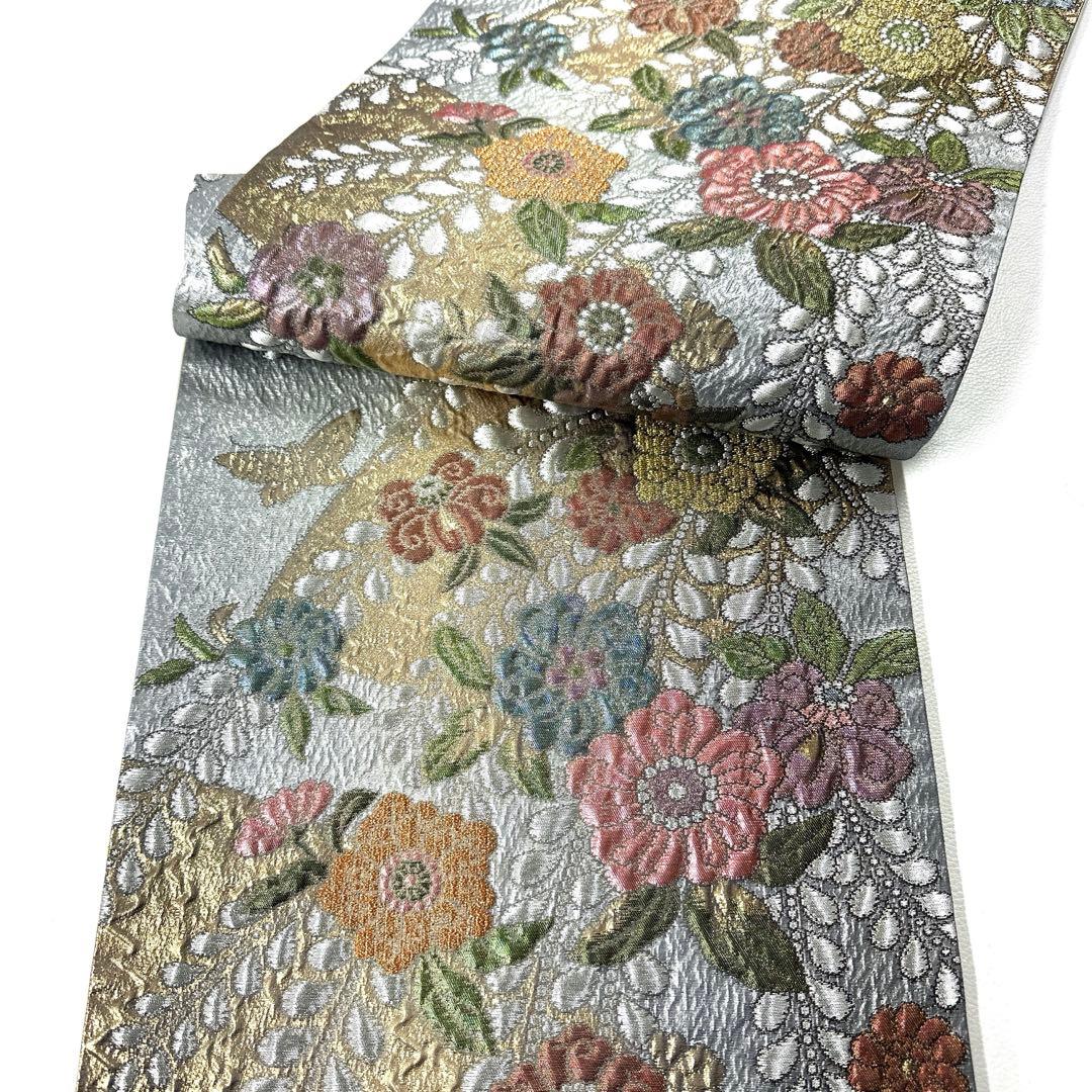 専用帯6352 6346 6348 三点セット●高級 正絹 六通 袋帯 辻ヶ花