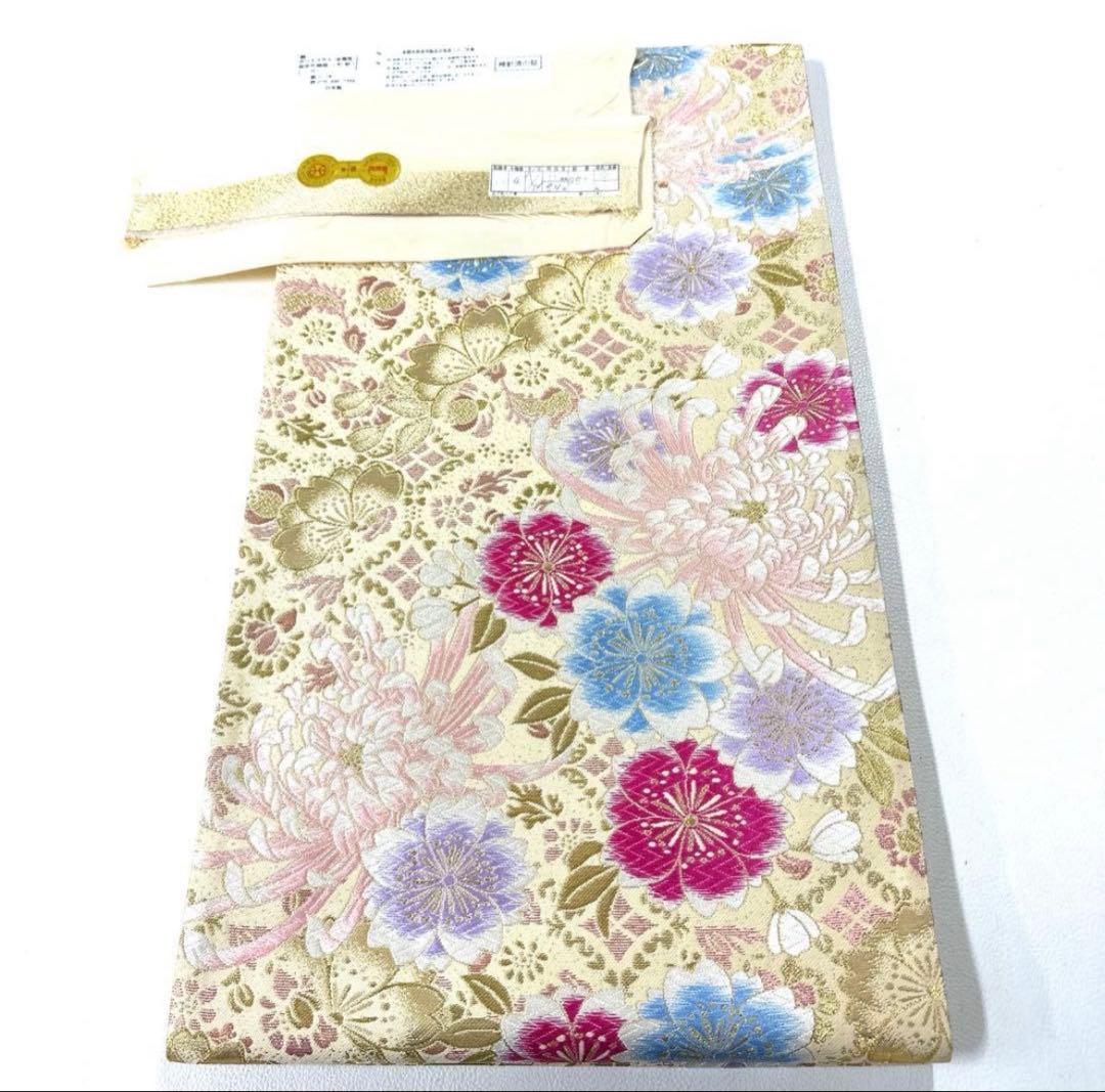 専用帯6352 6346 6348 三点セット●高級 正絹 六通 袋帯 辻ヶ花