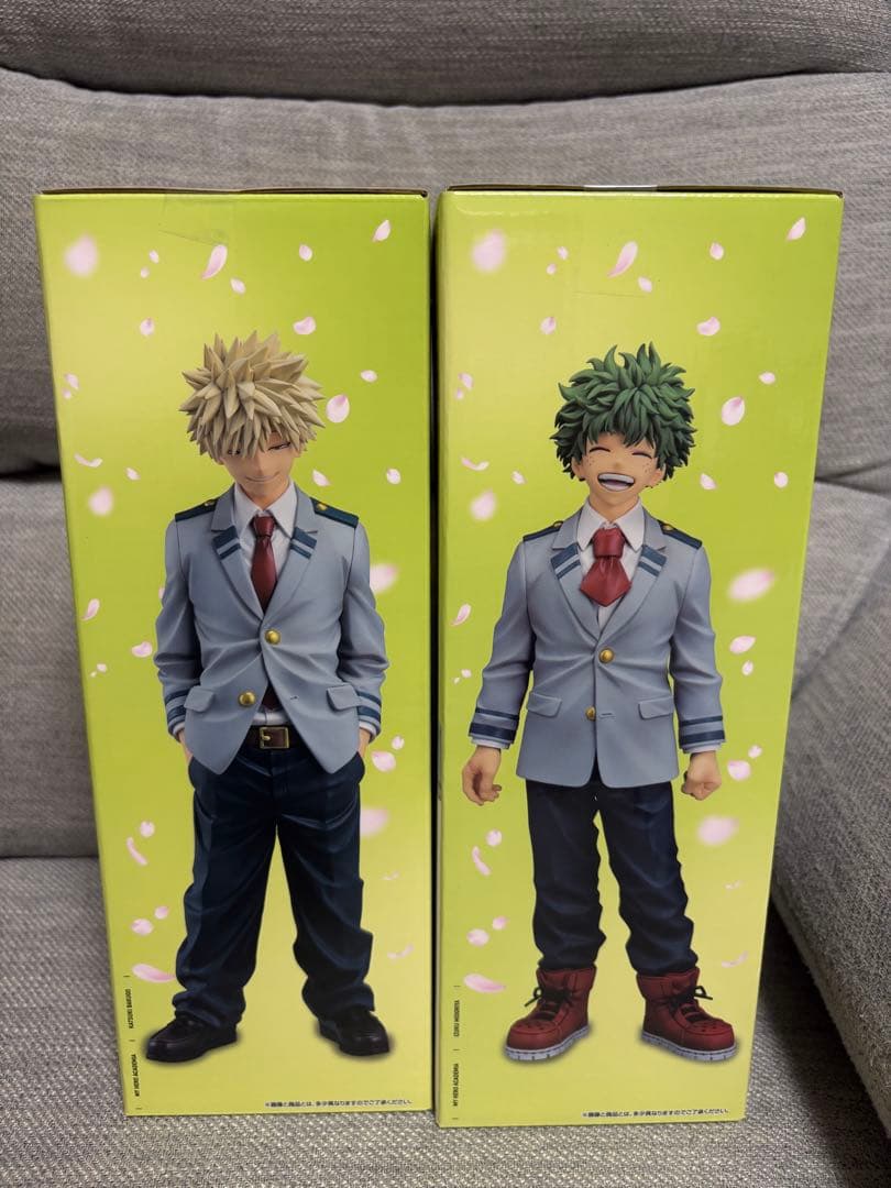ヒロアカ　一番くじ　紡がれる想い　緑谷出久　爆豪勝己　フィギュア　セット
