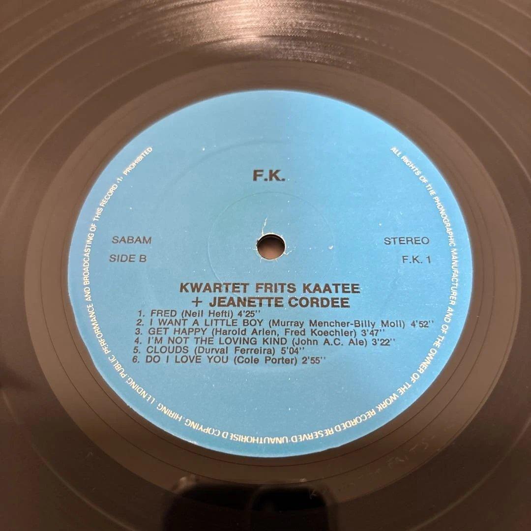 洋楽 Kwartet Frits Kaatee + Jeanette Cordee