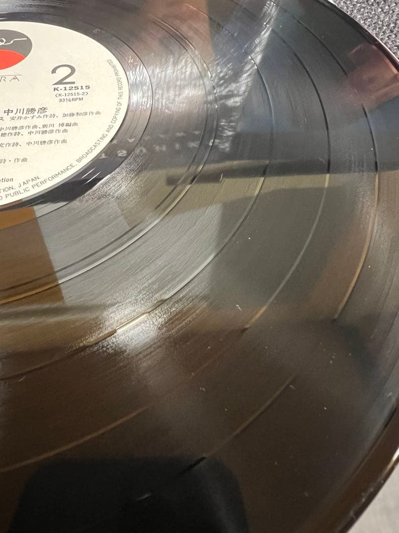 中川勝彦 ペントハウスの夏 LP 邦楽1985年 帯付 ハガキ付 美盤