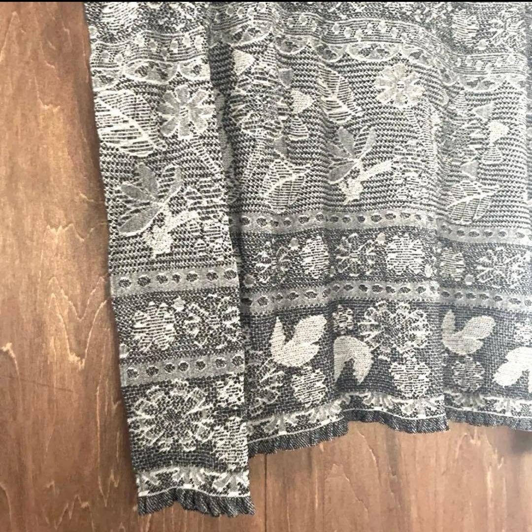 M.&KYOKO エムアンドキョウコ　トップス ハイネック　グレー系　春秋