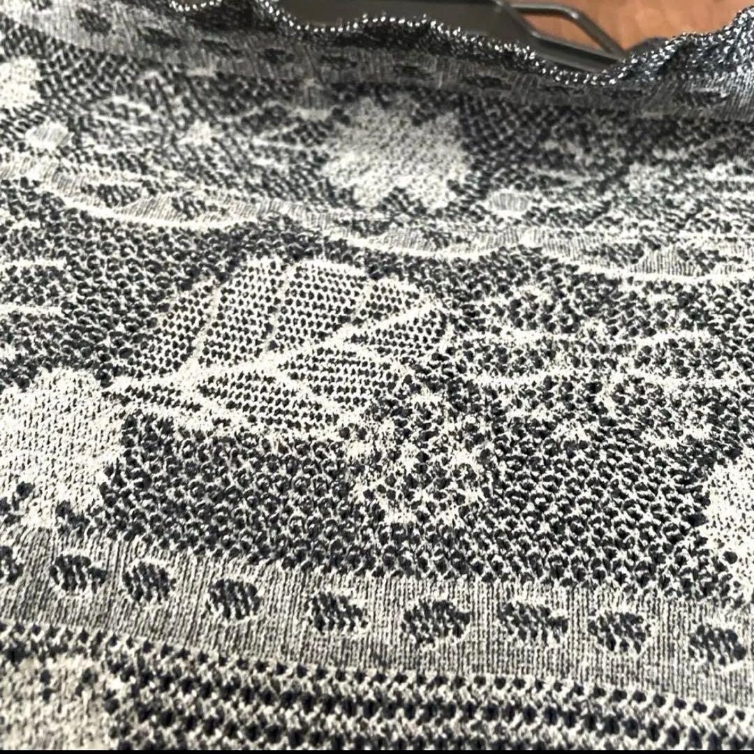 M.&KYOKO エムアンドキョウコ　トップス ハイネック　グレー系　春秋