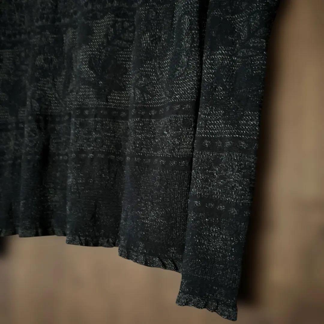 M.&KYOKO エムアンドキョウコ　トップス ハイネック　グレー系　春秋