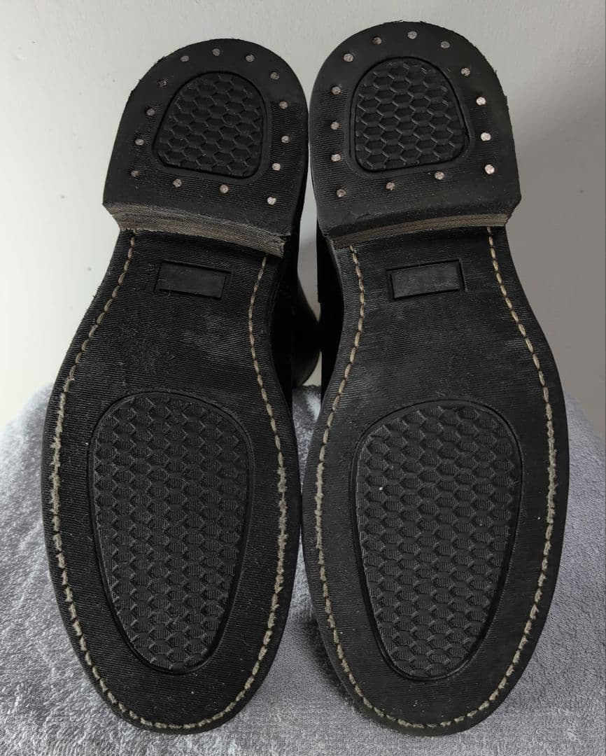 ALPHA INDUSTRIES エンジニアブーツ レザー 黒 27.5