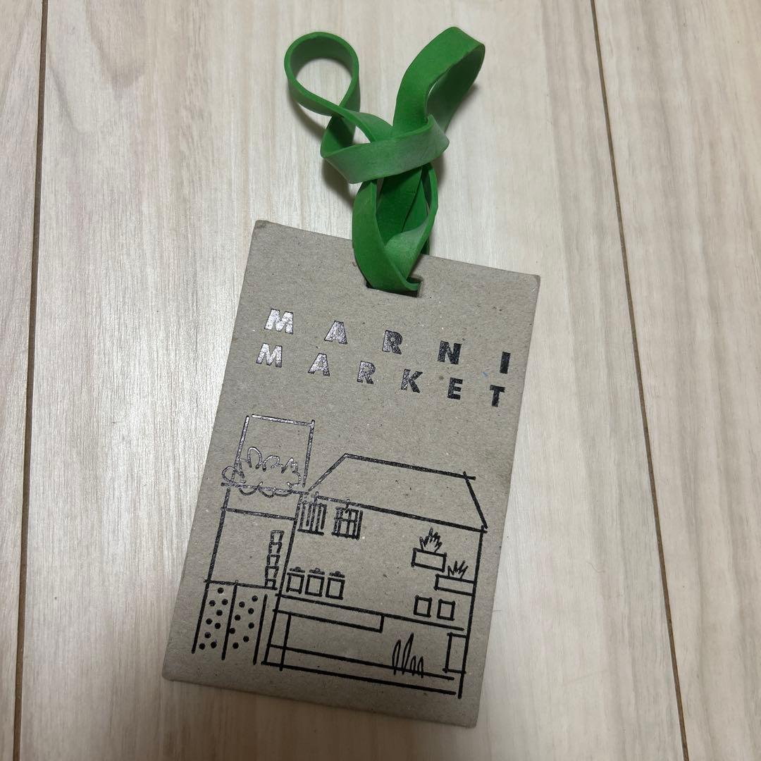 MARNI イエロー 猫ネコモチーフ かごバッグ