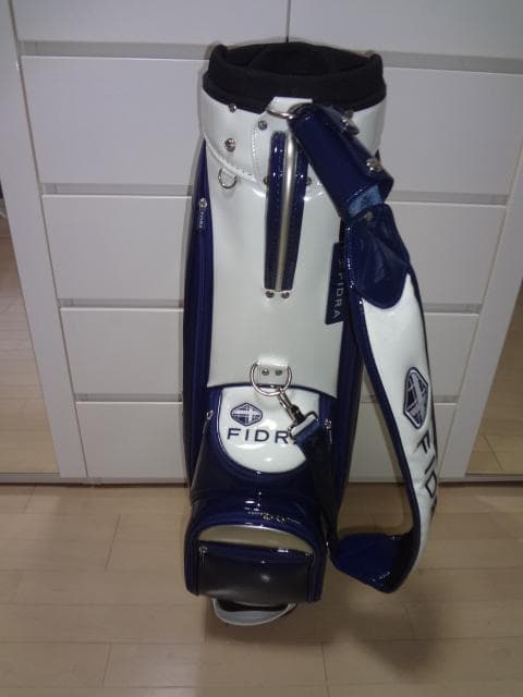 フィドラ / FIDRA 豪華9型 隠しスタンド式キャディバッグ USED美品