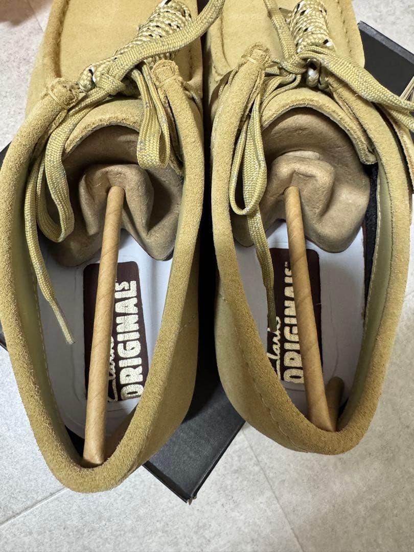 新品クラークス　ワラビー　ゴアテックス　GORE-TEX CLARKS