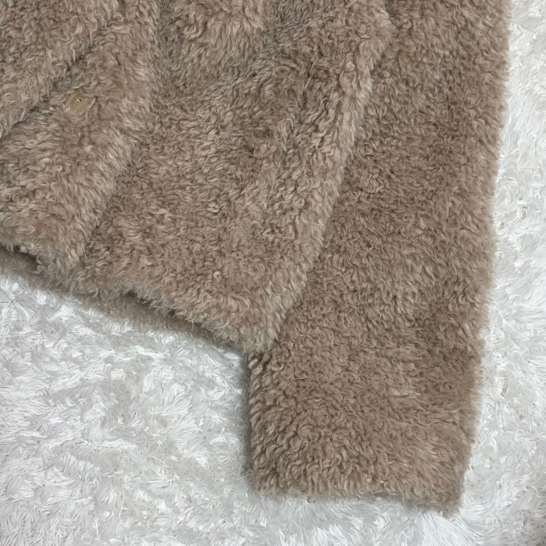 ✨美品✨ HERNO ヘルノ カーリー エコファー ショート ジャケット