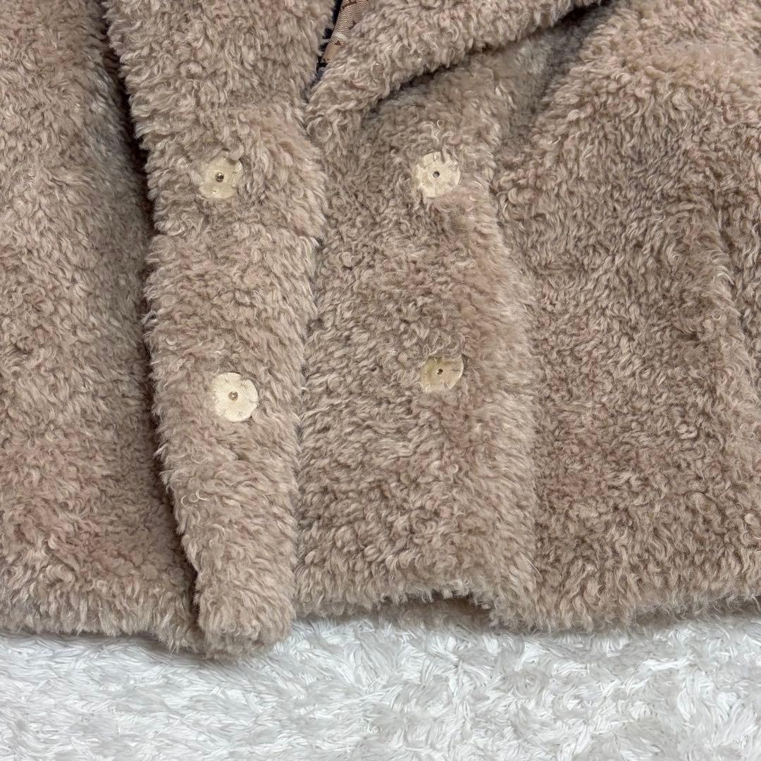 ✨美品✨ HERNO ヘルノ カーリー エコファー ショート ジャケット