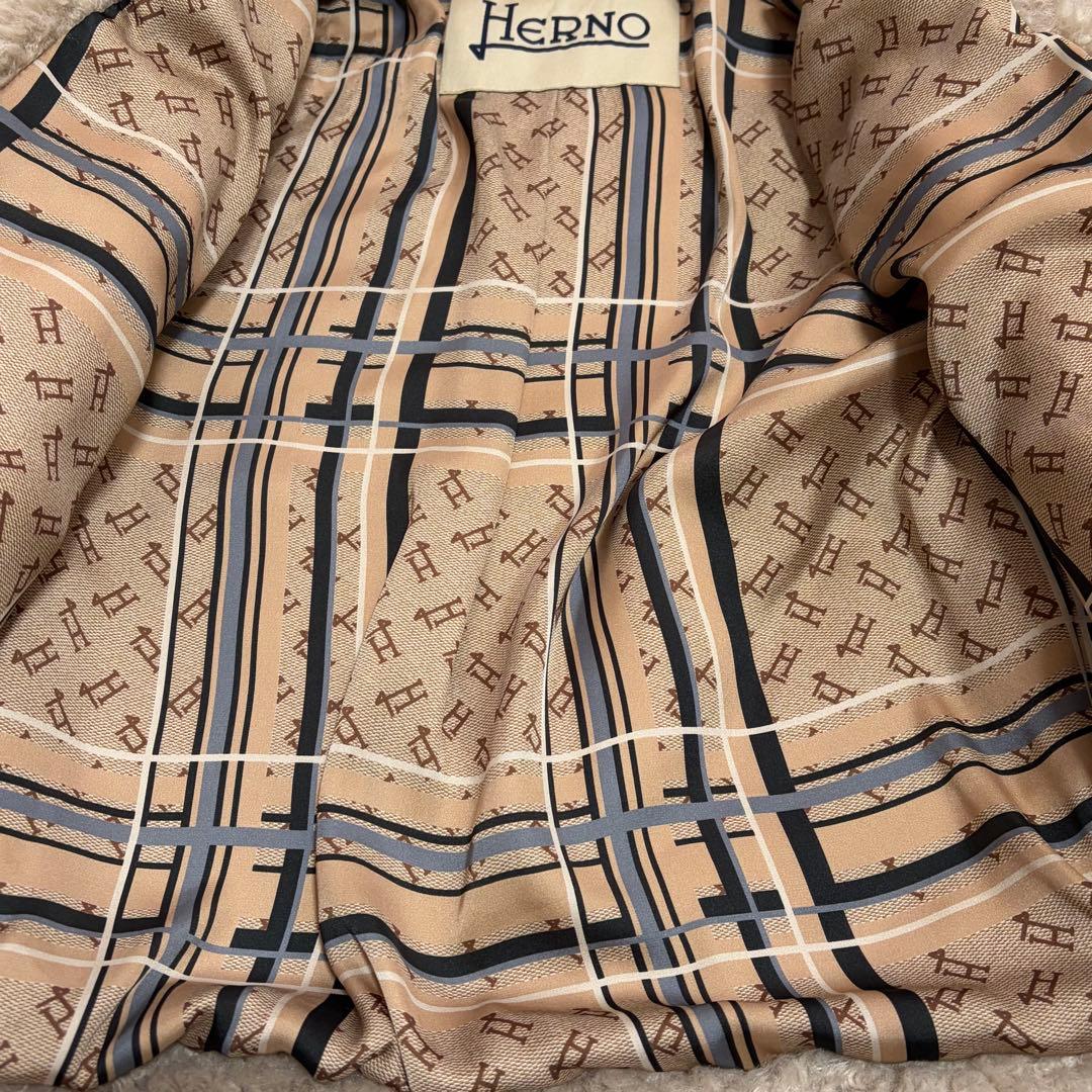 ✨美品✨ HERNO ヘルノ カーリー エコファー ショート ジャケット