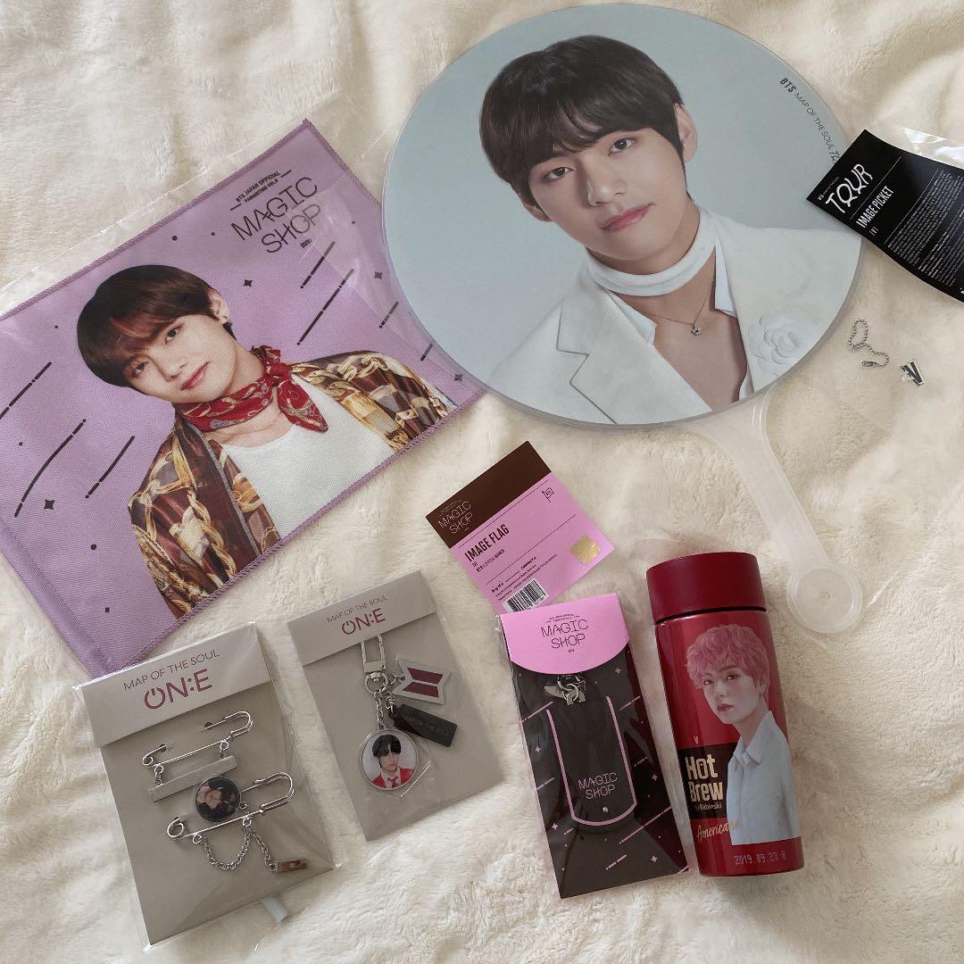 BTS テテ V テヒョン うちわ フラッグ グッズ 公式 まとめて