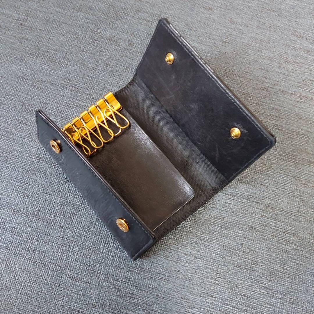 シャネル ココマーク エナメル　キーケース　ブラック 人気 レディース