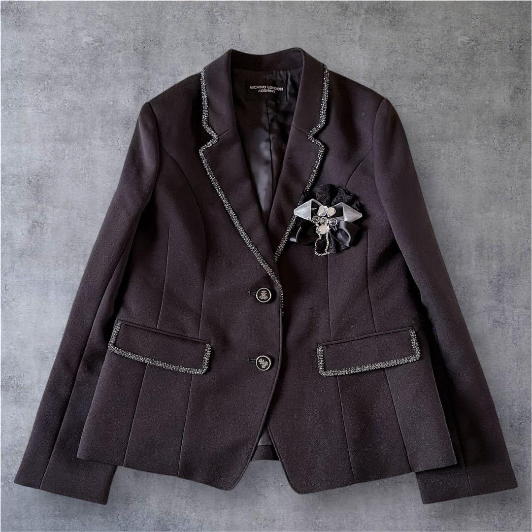 4【美品】ミチコロンドンコシノ　ガールズフォーマルスーツ　160㎝ 5点セット