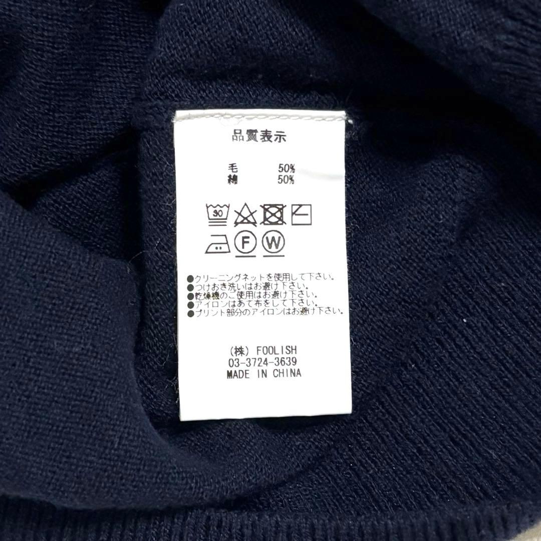 Jun.k❗️ 美品❗️rough & swell スマイリーセーター M