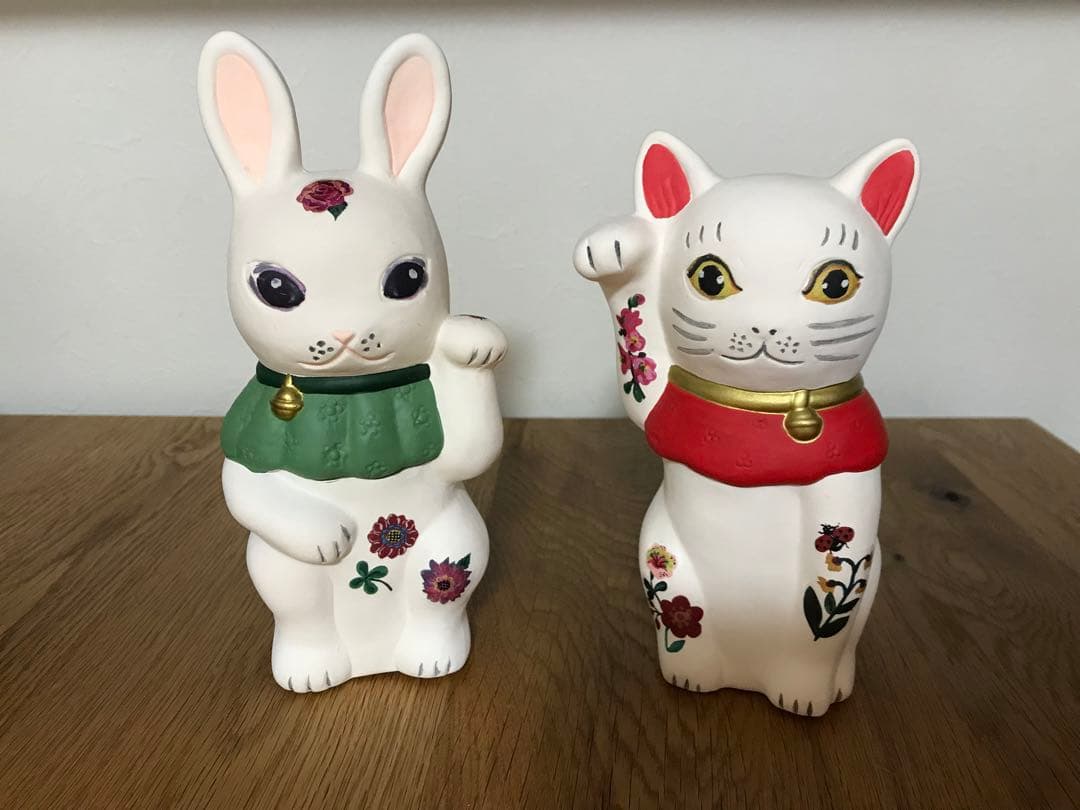 ナタリー・レテ　招きうさぎ　招きねこ　アフタヌーンティー　美品　完売