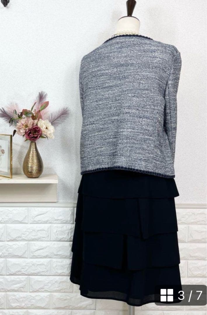 【3Lサイズ相当】フォーマルセット　ママスーツ　大きいサイズ　組曲　卒業式　上品