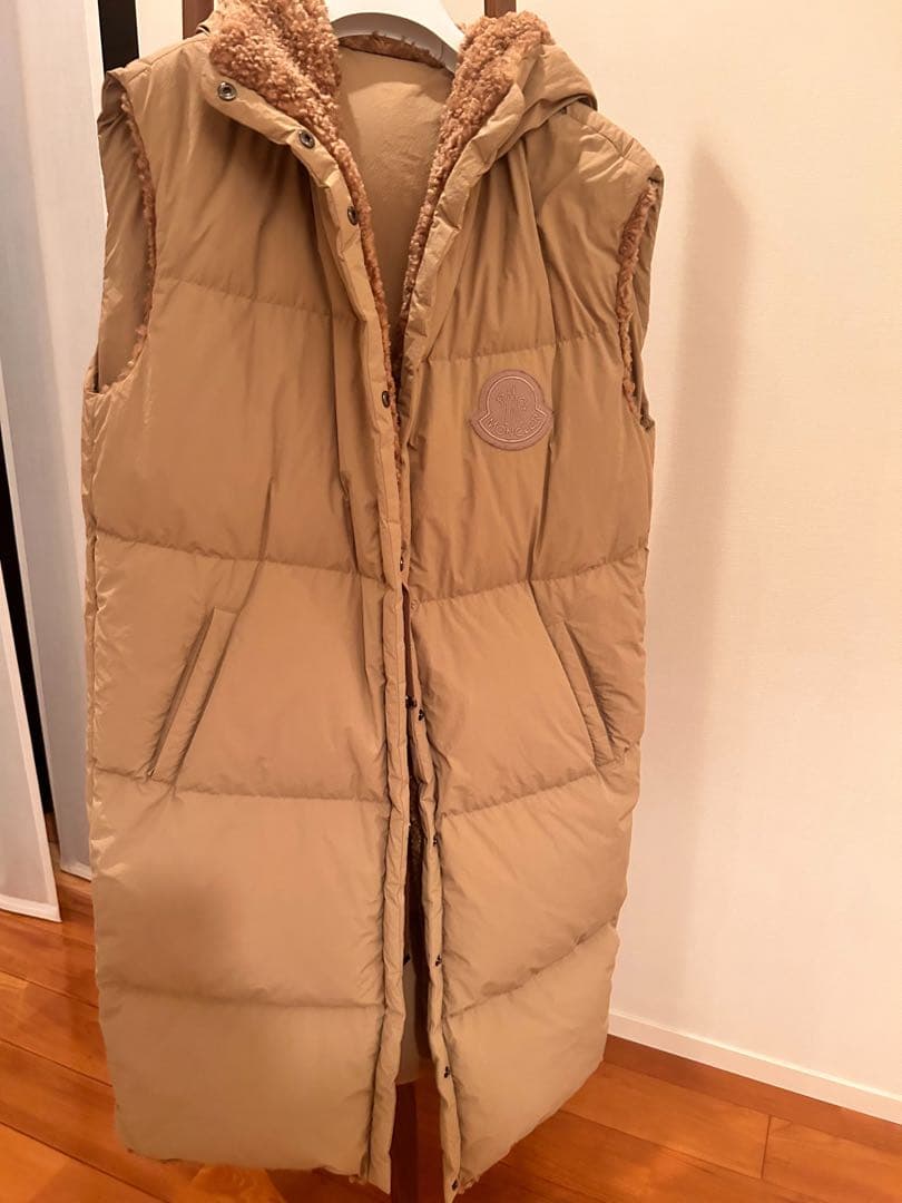 ⭐︎美品モンクレールロングダウンベスト0サイズ⭐︎お値下げnon non