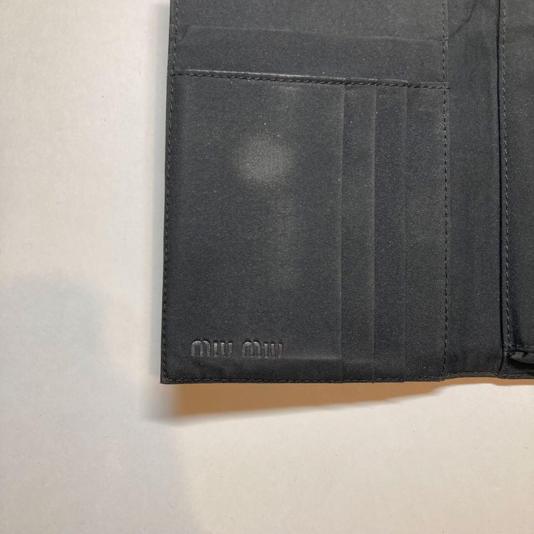 小物 00s miumiu black wallet