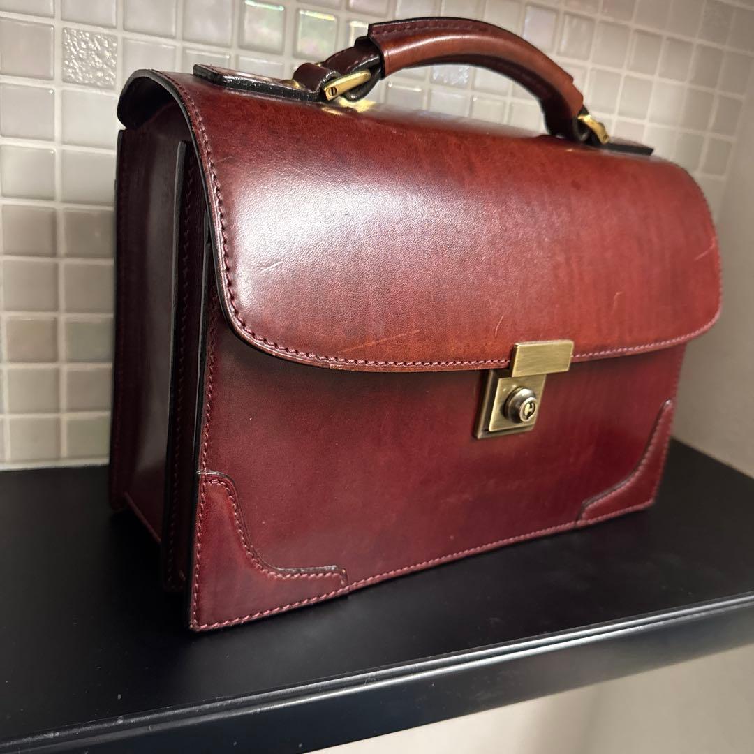 鞄いたがき　セカンドバッグ　ボルドー