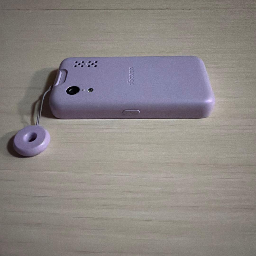 ドコモ　docomo キッズ携帯　KY-41C ラベンダー　ケース　フィルム付