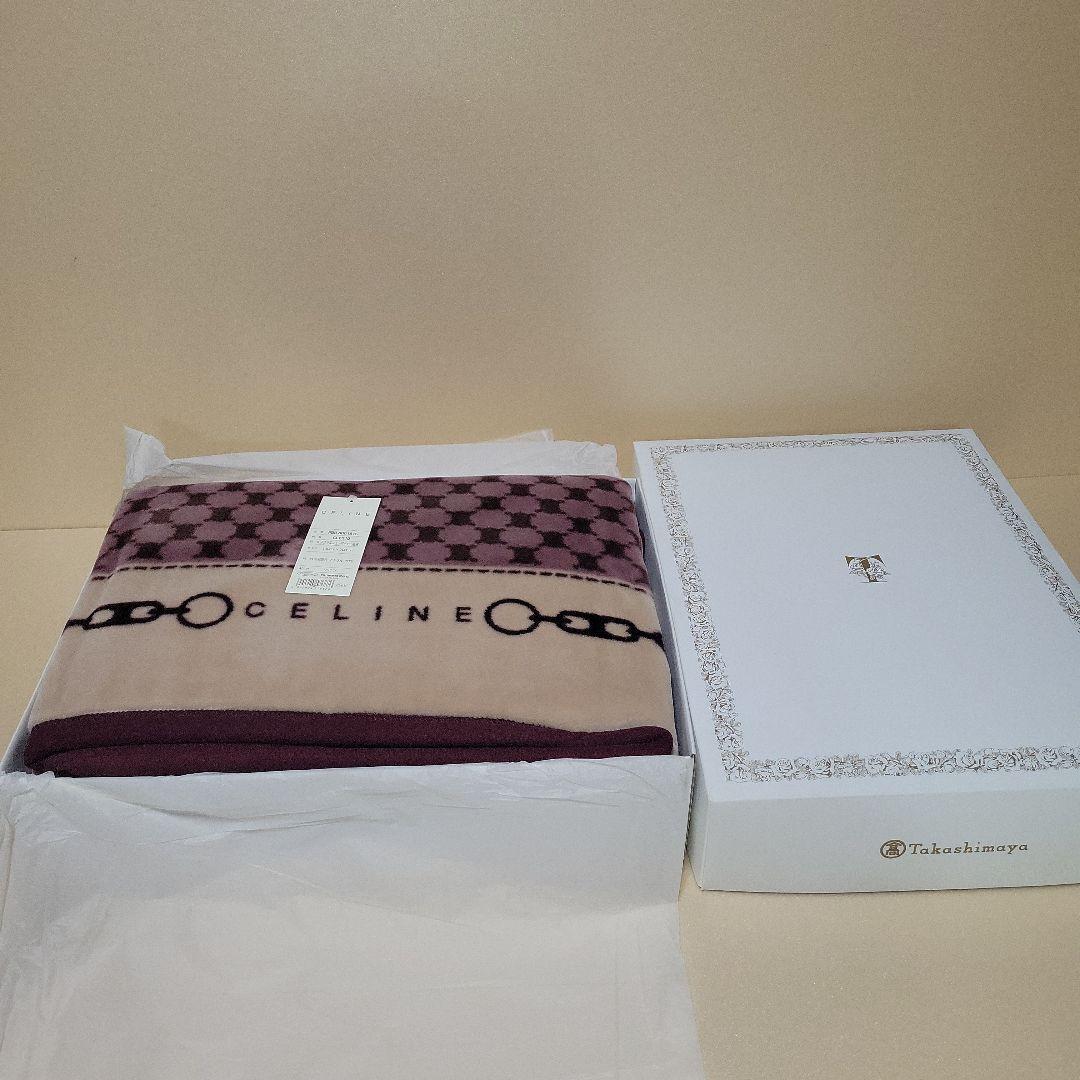 CELINE アクリルニューマイヤー毛布