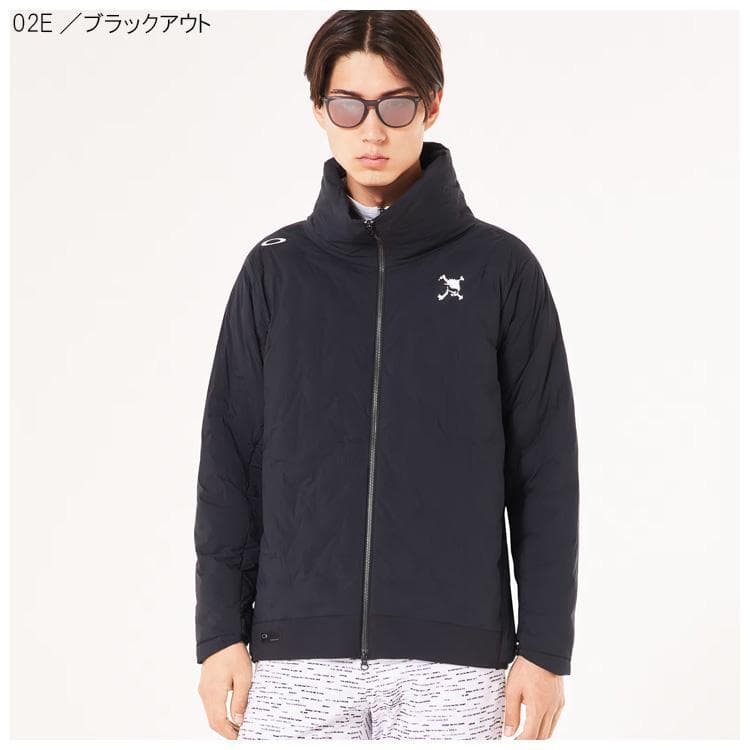 ★オークリー★中綿ブルゾンスカルチューブラーインサレーションジャケット★L/BK