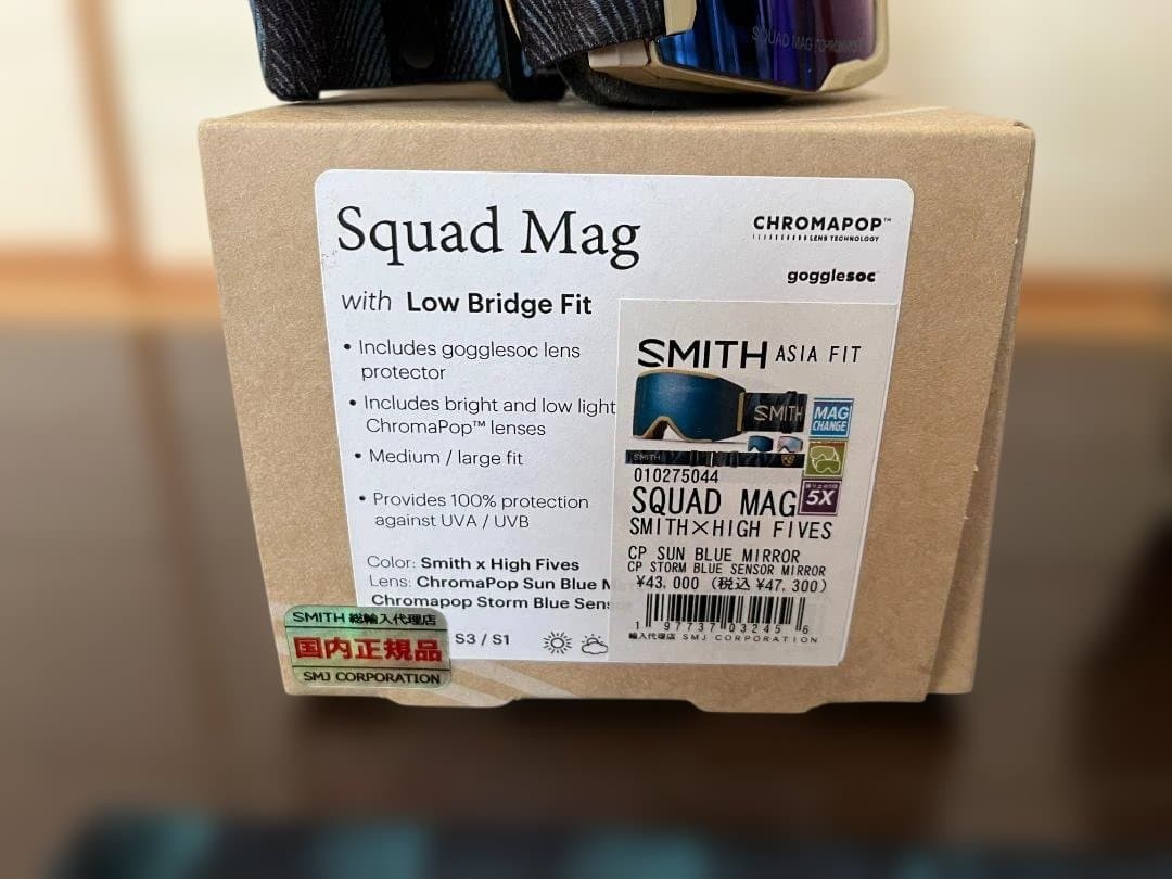 GT　スミス　SMITH Squad Mag ゴーグル