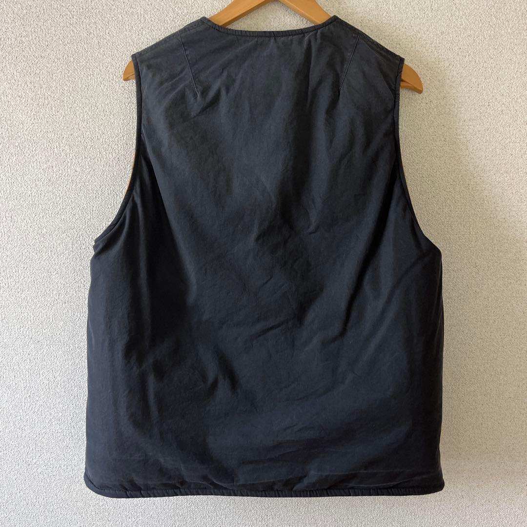 visvim CORA DOWN BEST black 3 リバーシブル