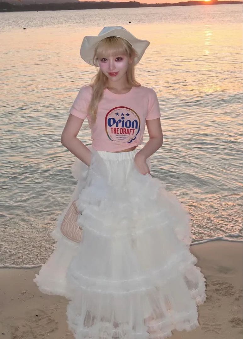 【Treat Ürself】【人気商品】blooming tulle skirt