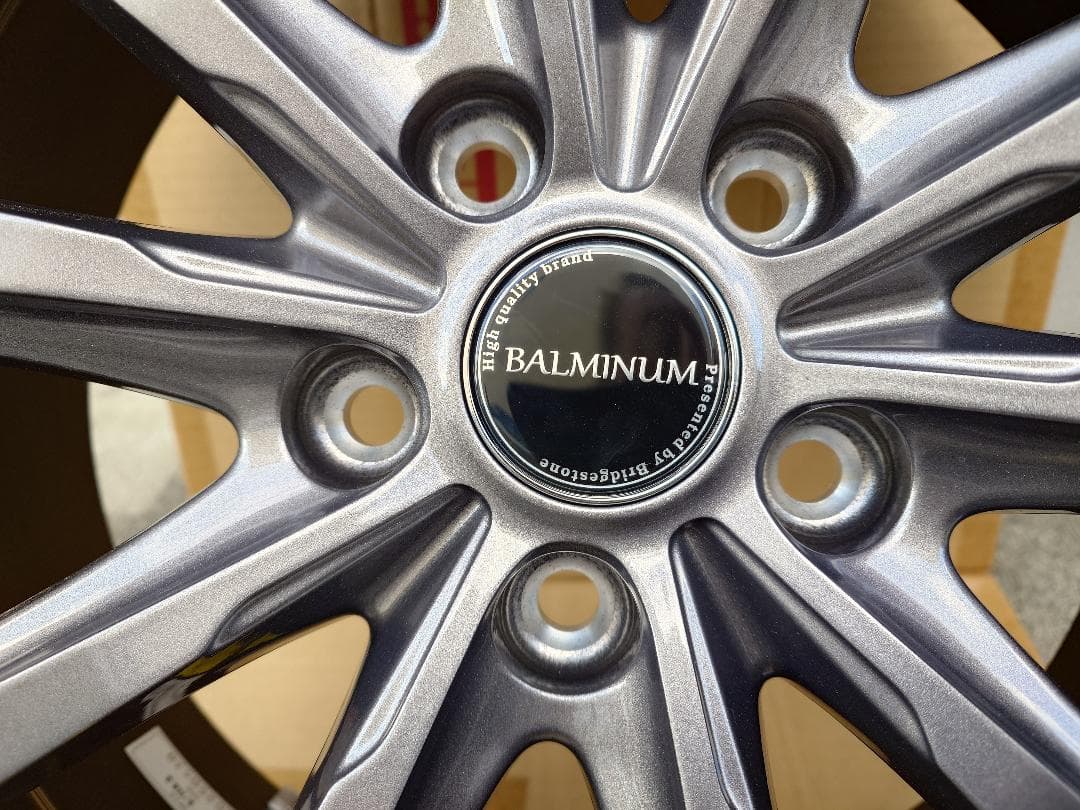 チビクロ　未使用クラウン,LBX,NX　BSアルミ18×7J 4本セット