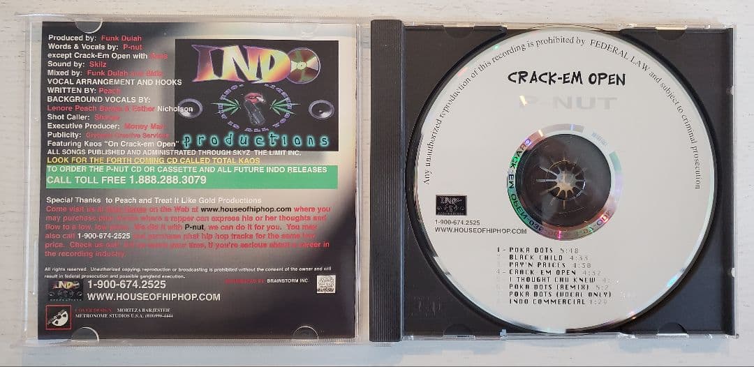 洋楽 p-nut THE ARRIVAL CRACK 'EM OPEN