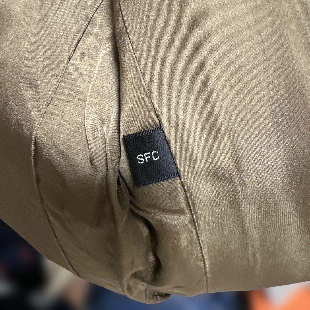 ブラウン ファーコート ショート丈