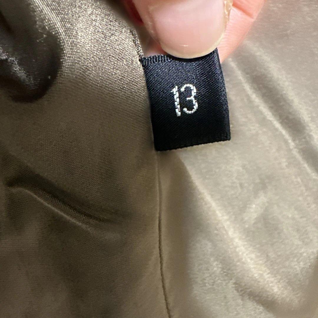 ブラウン ファーコート ショート丈