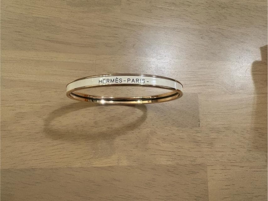 【新品未使用】エルメス バングル エナメルブレスレット