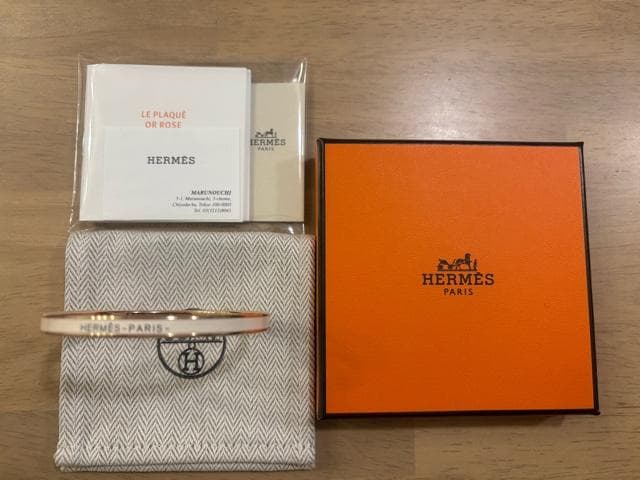 【新品未使用】エルメス バングル エナメルブレスレット
