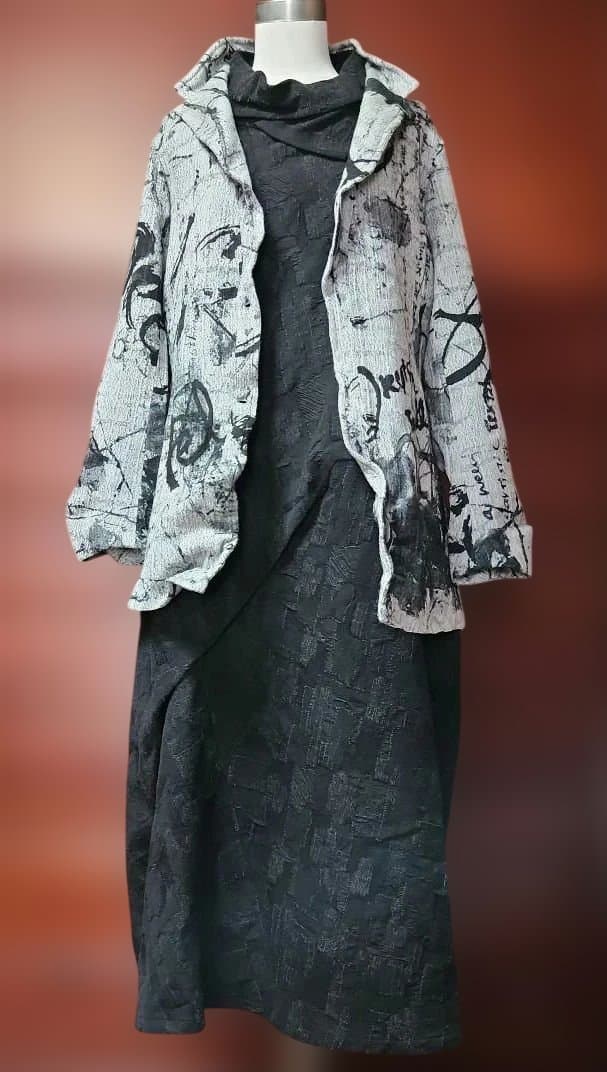 芽風　センソユニコ　手描き風ワイヤー入りジャケット