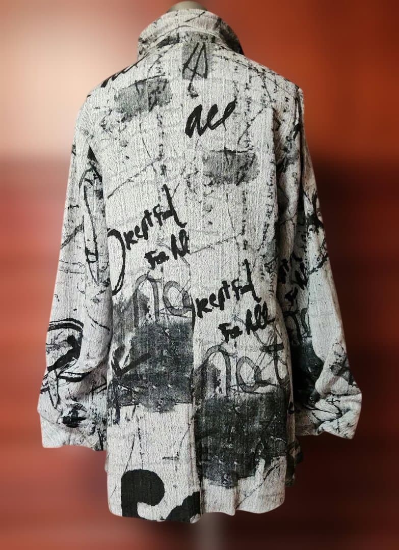 芽風　センソユニコ　手描き風ワイヤー入りジャケット