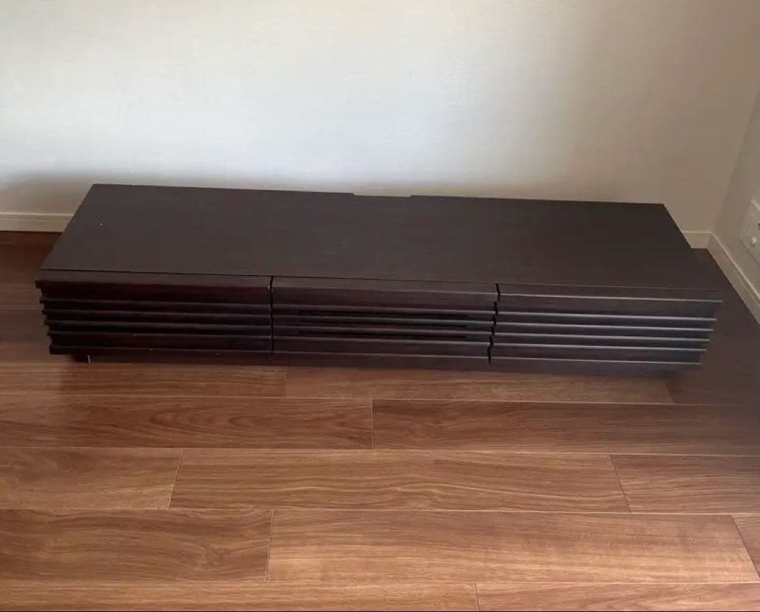 【最終価格】【表面傷あり】ダークブラウン テレビ台　ダリア　150cm幅