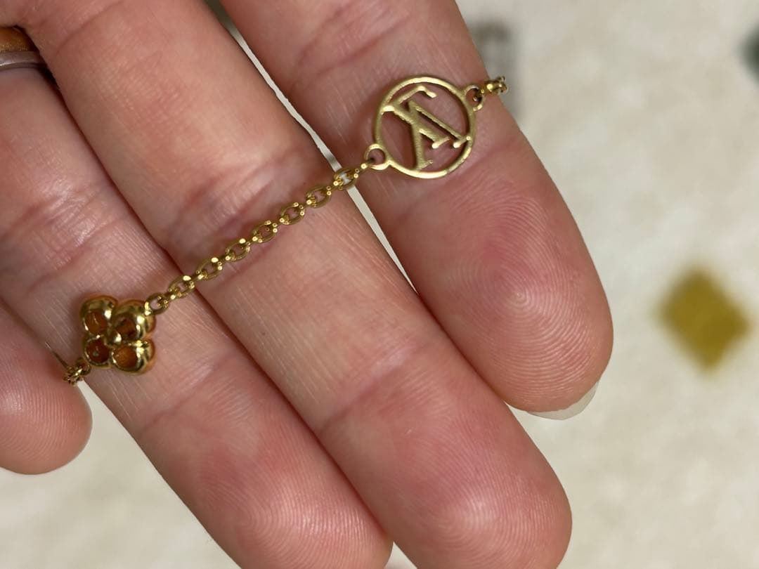 ルイヴィトン ネックレス フラワーフル M68125 ゴールドカラー