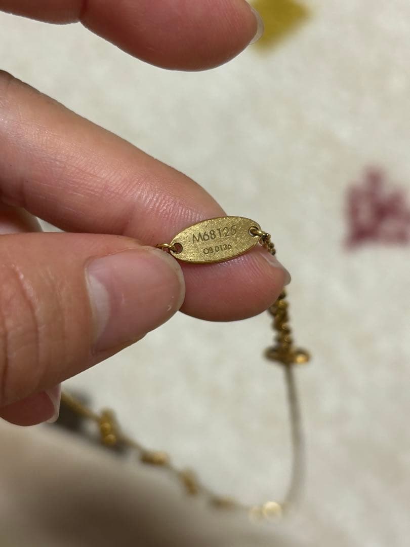 ルイヴィトン ネックレス フラワーフル M68125 ゴールドカラー